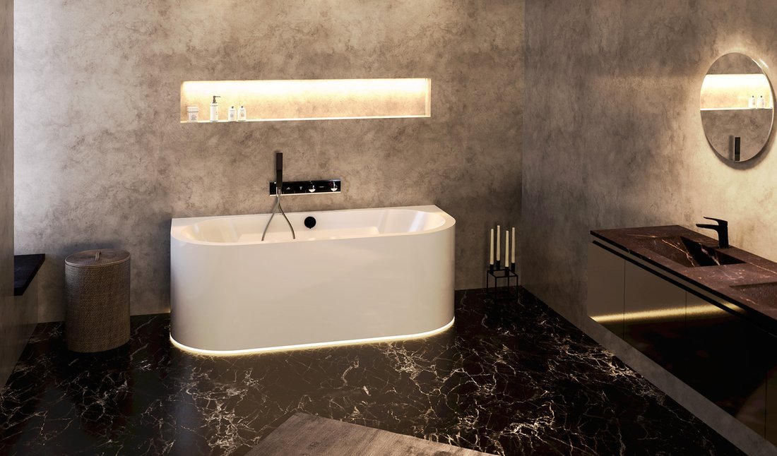 Polysan MONOLITH LED ambientní osvětlení, s LED podsvícením soklu 5