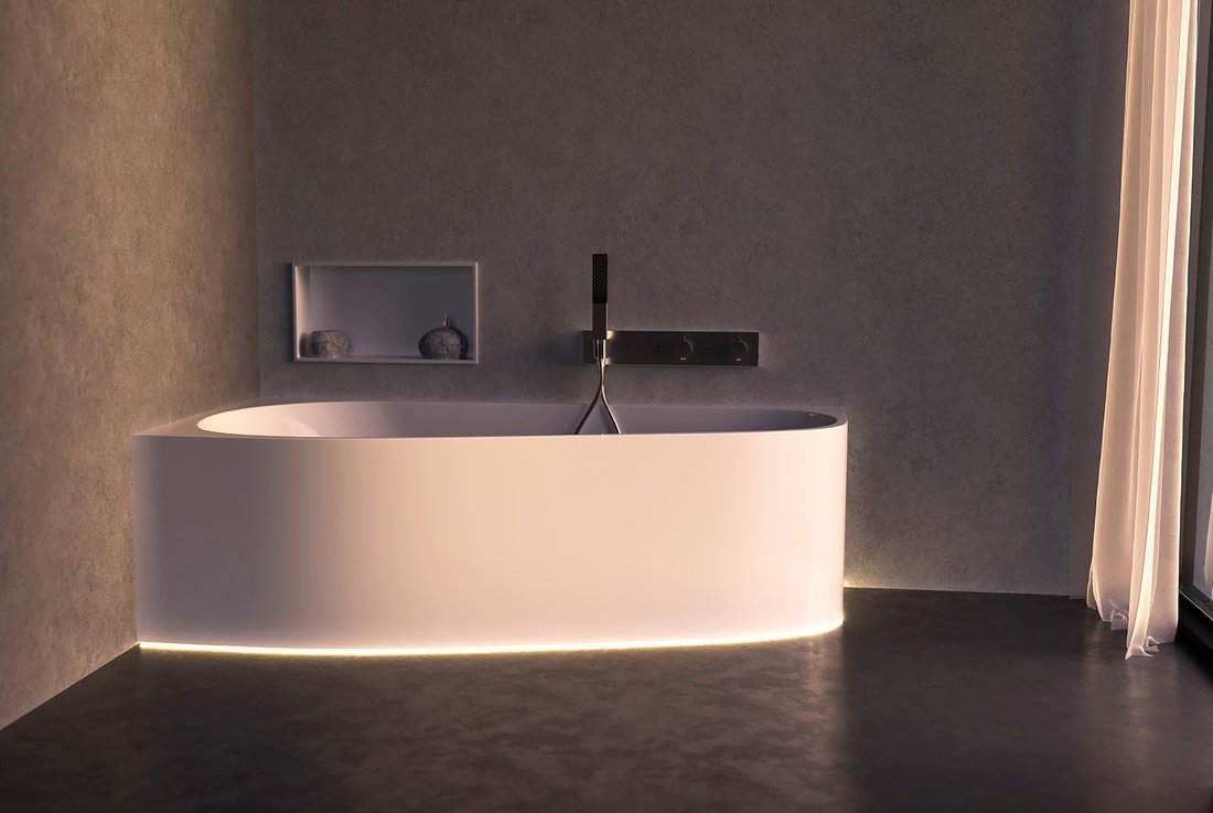 Polysan MONOLITH LED ambientní osvětlení, s LED podsvícením soklu 2