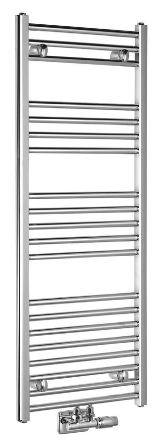 Aqualine ALYA otopné těleso rovné 400x1188mm, středové připojení, chrom
