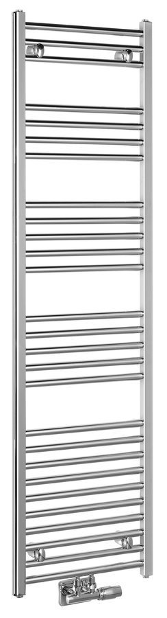 Aqualine ALYA otopné těleso rovné 400x1600mm, středové připojení, chrom