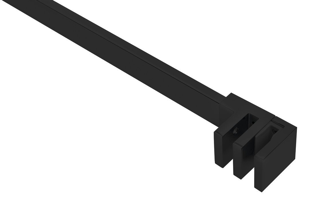 Polysan Vzpěra k MS5 kolmá, 1400 mm, černá, detail úchytu tyče 2
