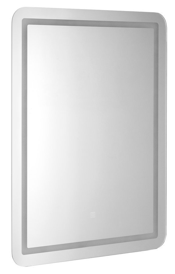 Aqualine SALICA zrcadlo s LED osvětlením 60x80cm, dotykový senzor, stmívatelné