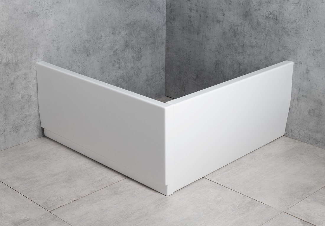 Polysan VISLA panel rohový, 80x80x36cm, levý, rohový panel v rohu