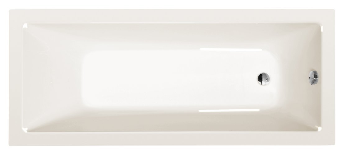 Polysan NOEMI obdélníková vana 170x70x39cm, ivory