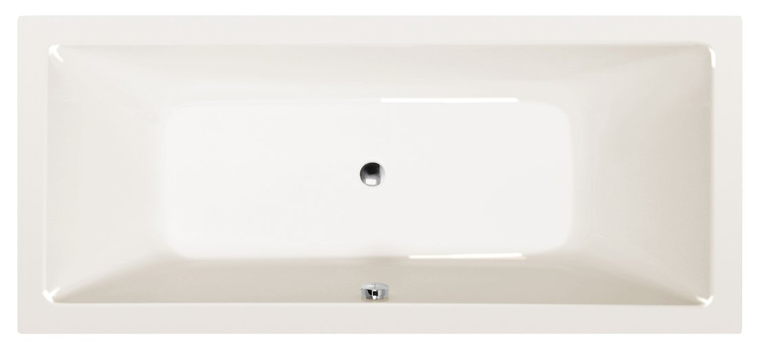 Polysan KRYSTA obdélníková vana 180x80x39cm, ivory