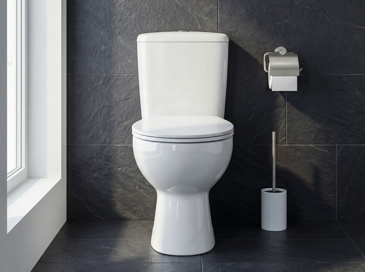 Aqualine JOSE WC kombi, dvojtlačítko 3/6l, zadní odpad, bílá, v koupelně