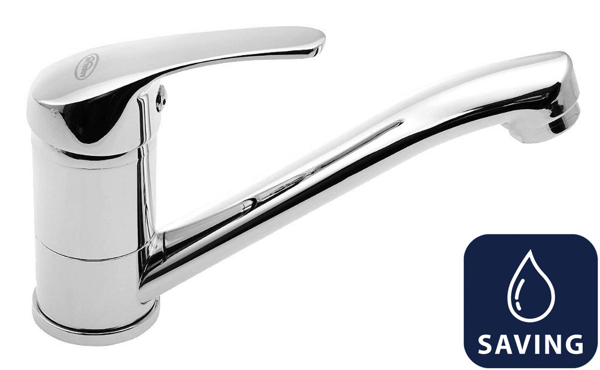 Aqualine AQUALINE 35 umyvadlová baterie s otočnou hubicí, ECO kartuše, chrom