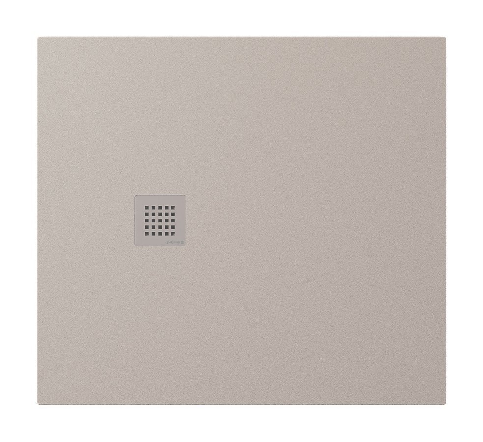 Polysan TRENECA vanička z litého mramoru s možností úpravy rozměru, 100x90cm, béžová mat