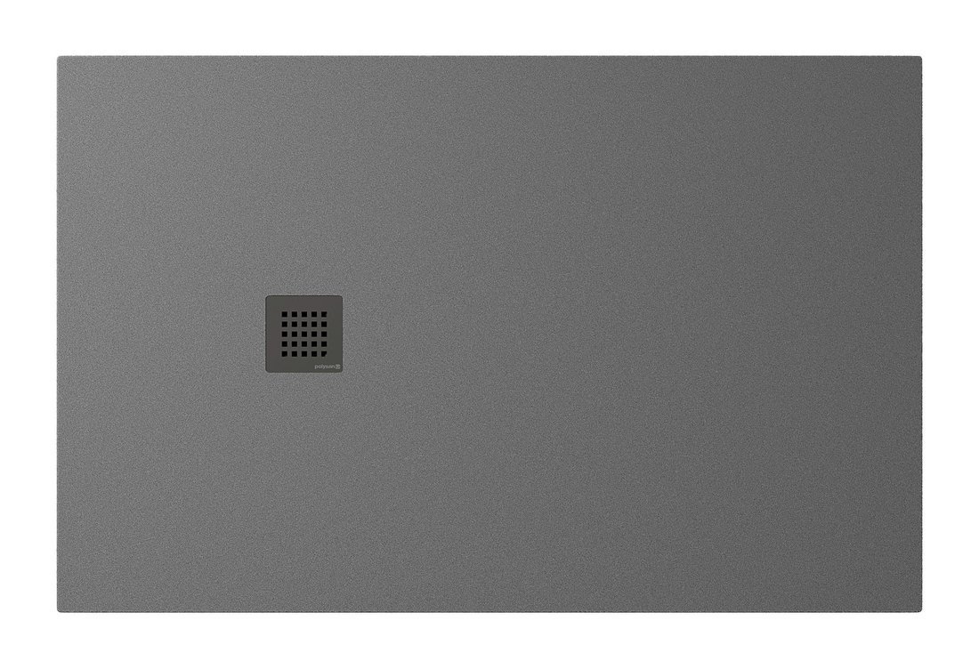 Polysan TRENECA vanička z litého mramoru s možností úpravy rozměru, 140x90cm, šedá mat