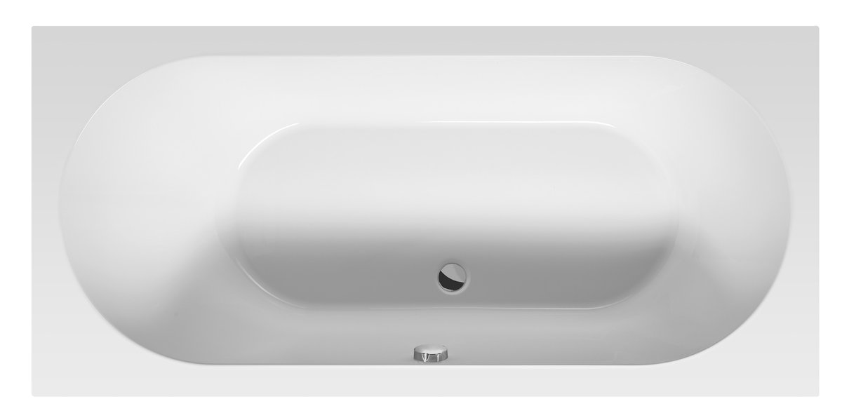 Aqualine JIZERA vana 170x80x39cm, bílá