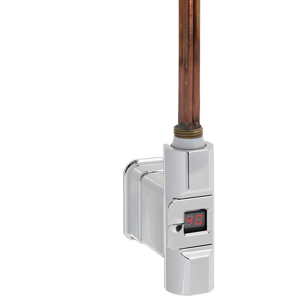 Hydronix Home Plus Eco BASIC topná tyč, barva lesklý chrom s vypínačem bez kabelu