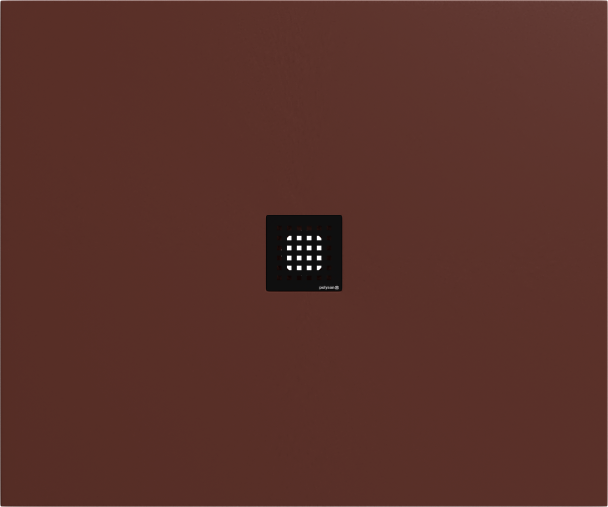 Polysan FLEXIA vanička z litého mramoru s možností úpravy rozměru, 120x100cm, hnědá mat