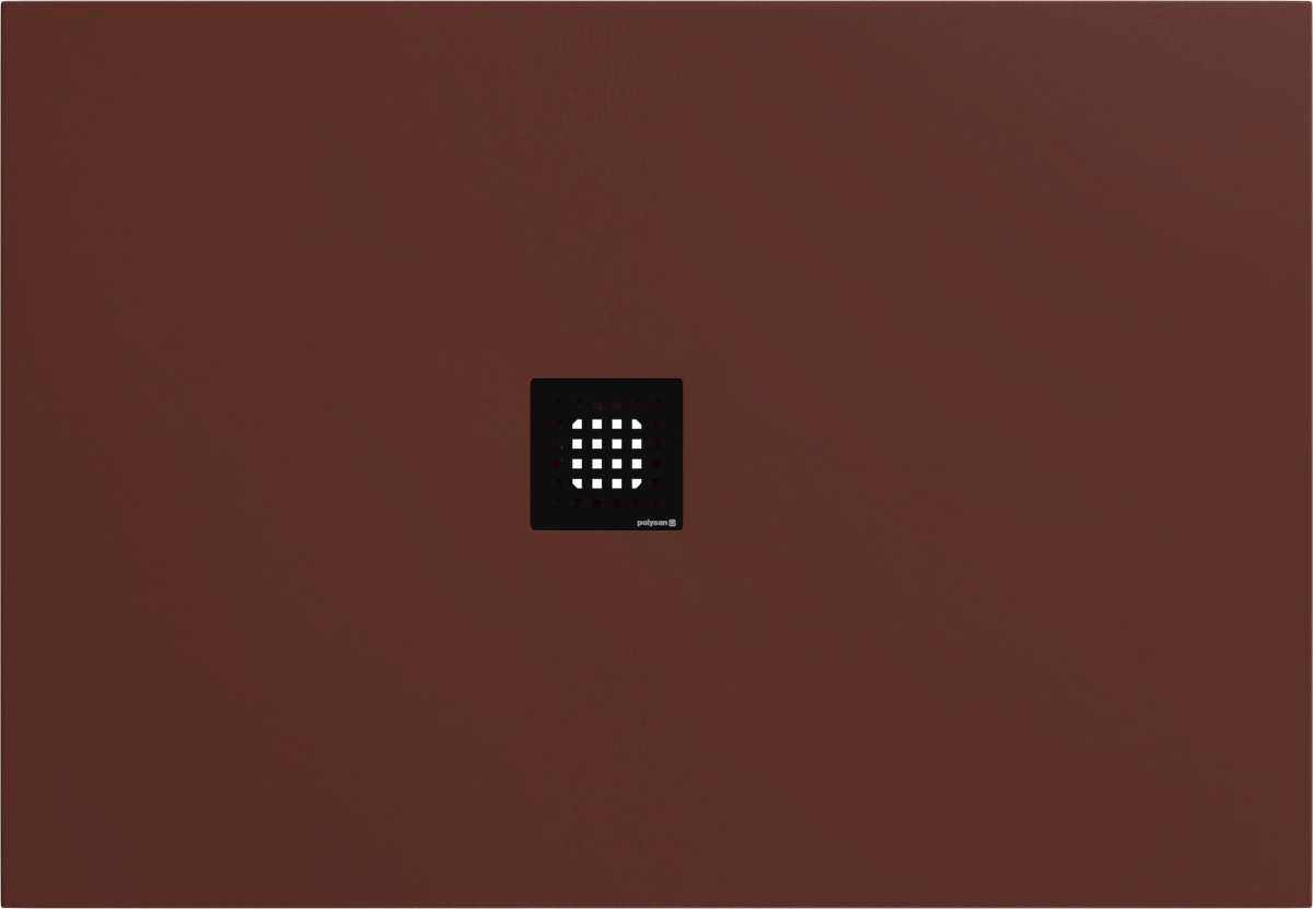 Polysan FLEXIA vanička z litého mramoru s možností úpravy rozměru, 130x90cm, hnědá mat