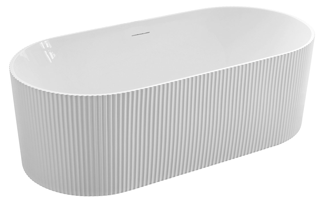 Aqualine TURIA STRIP volně stojící vana 170x80cm, bílá
