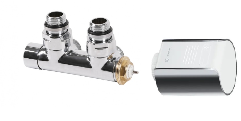 Terma VAZ připojovací sada termostatická Wifi pro středové připojení 50mm, celkový pohled