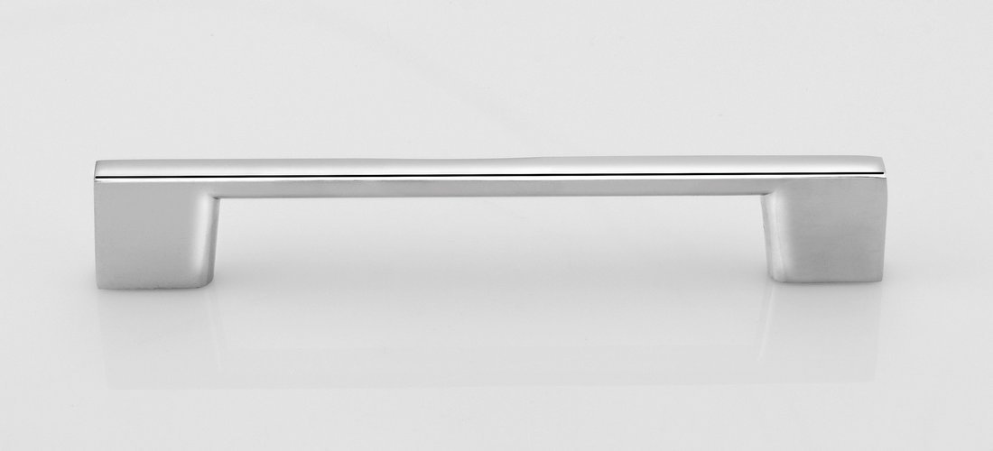 Aqualine KILI kovová úchytka, 156/128mm, chrom, pohled zepředu