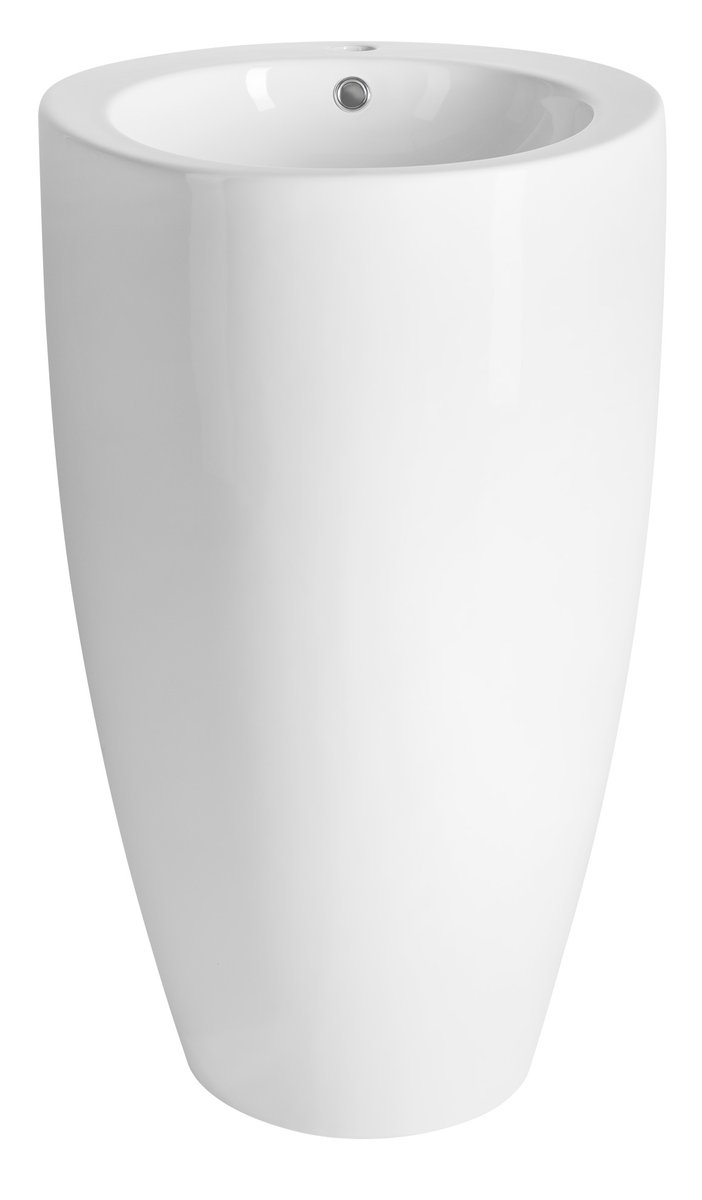 Aqualine Keramické umyvadlo volně stojící, 50x84cm, bílá