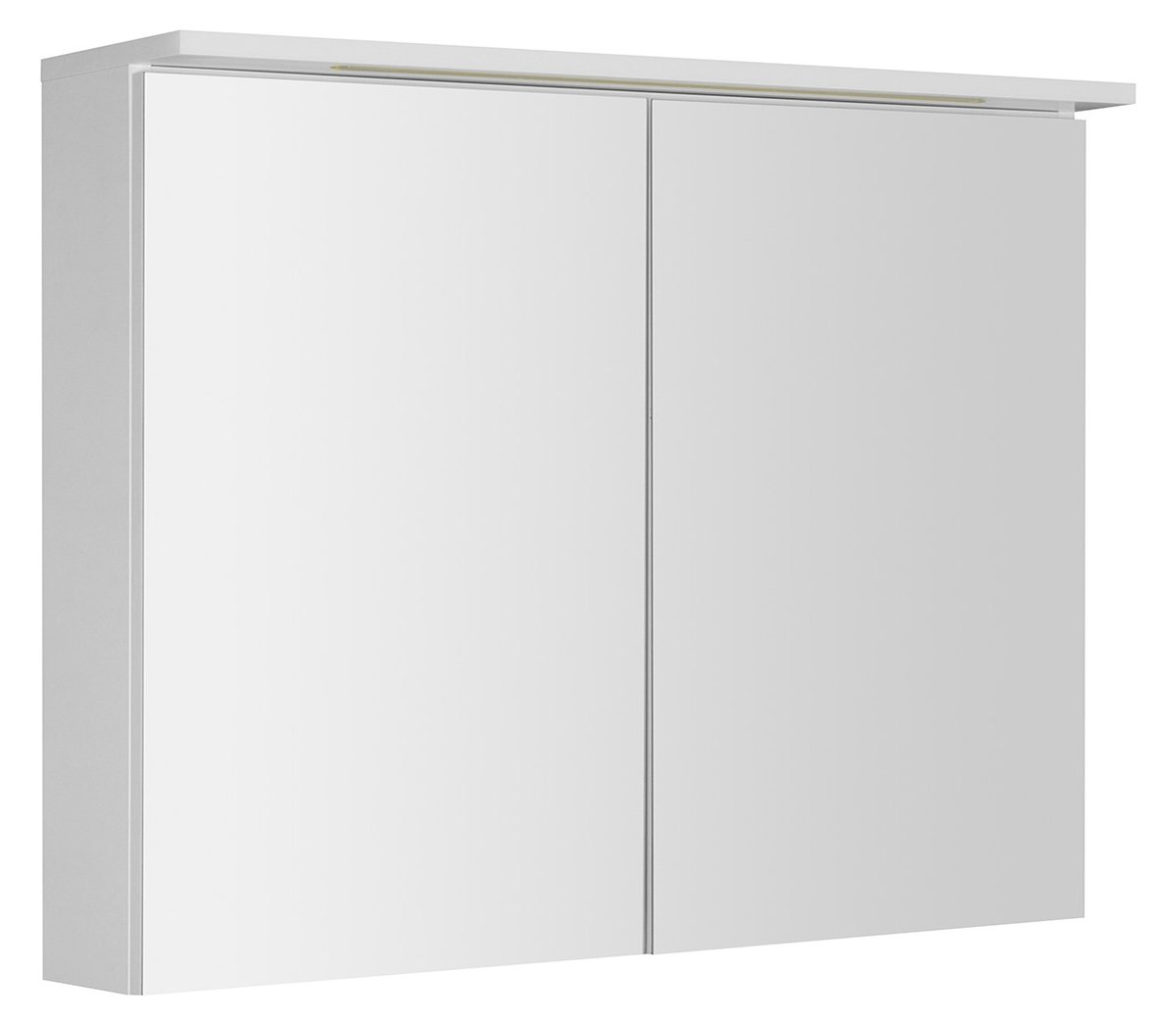 Aqualine KAWA STRIP galerka s LED osvětlením 90x70x22cm, bílá