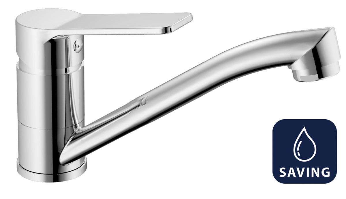 Aqualine SINTRA ECO 6 l/min, umyvadlová baterie s otočnou hubicí, chrom