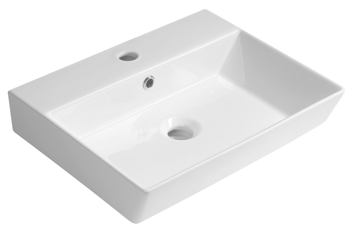 Aqualine ORION keramické umyvadlo 49x38,6cm, bílá