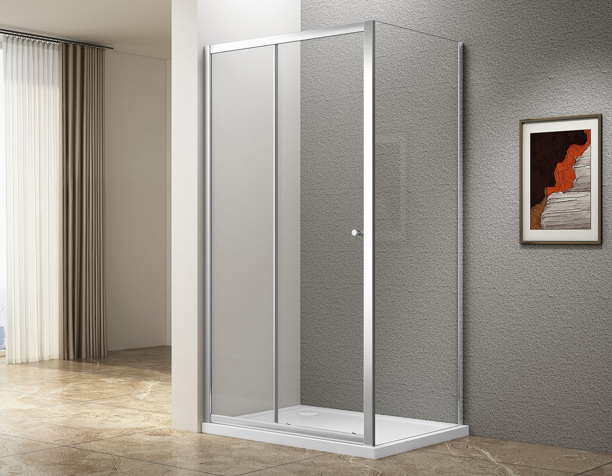 Aqualine UGGA obdélníkový sprchový kout 1400x800mm, čiré sklo