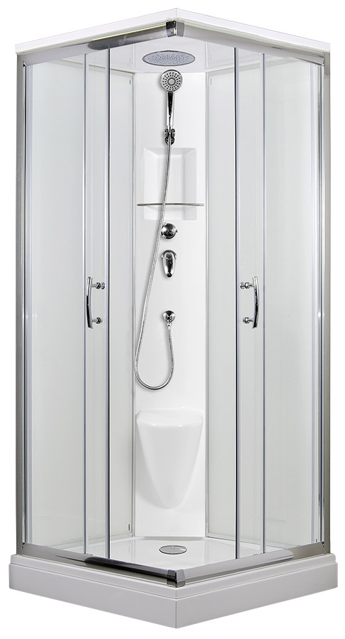 ARTTEC SMARAGD 90x90 cm - Sprchový box model 3 grape sklo