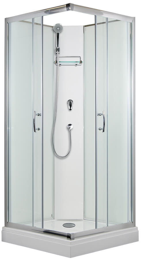 ARTTEC SMARAGD 90x90 cm - Sprchový box model 1 čiré sklo