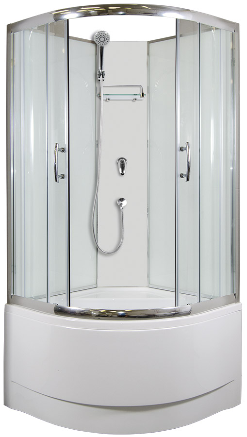 ARTTEC CALYPSO 90x90 cm - Sprchový box model 1 grape sklo