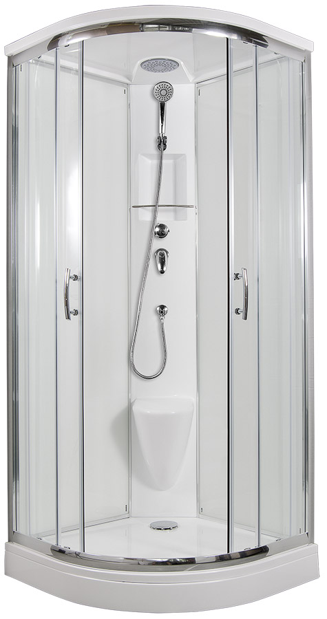 ARTTEC BRILIANT 90x90 cm - Sprchový box model 3 grape sklo