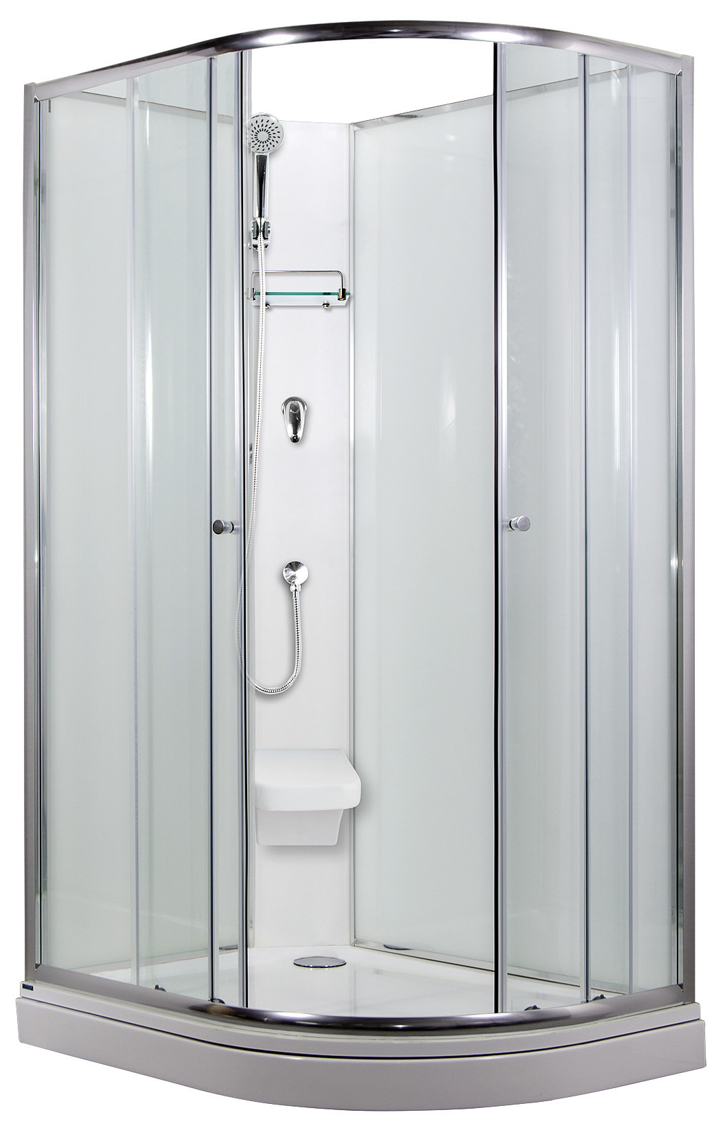 ARTTEC SIRIUS 120x90 cm - Sprchový box model 2 chinchilla sklo levá vanička