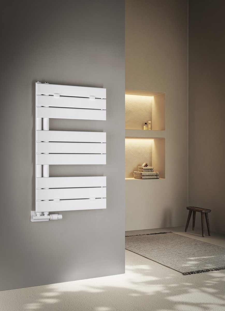 Aqualine MYTHOS otopné těleso 500x830mm, bílá, v koupelně
