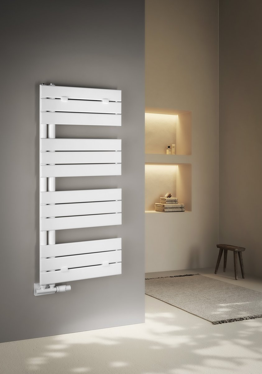 Aqualine MYTHOS otopné těleso 500x1130mm, bílá, v koupelně