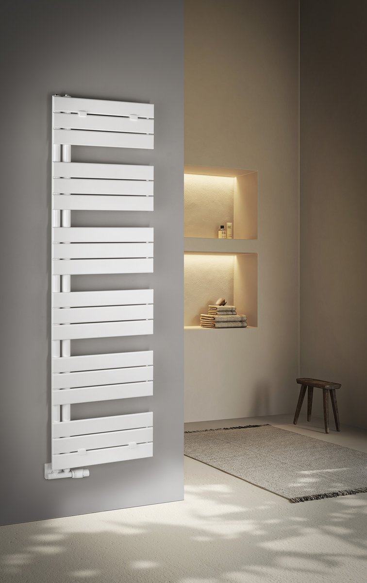 Aqualine MYTHOS otopné těleso 500x1730mm, bílá, v koupelně