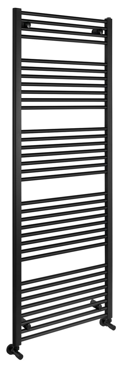 Aqualine DIRECT otopné těleso s bočním připojením 600x1680mm, černá mat