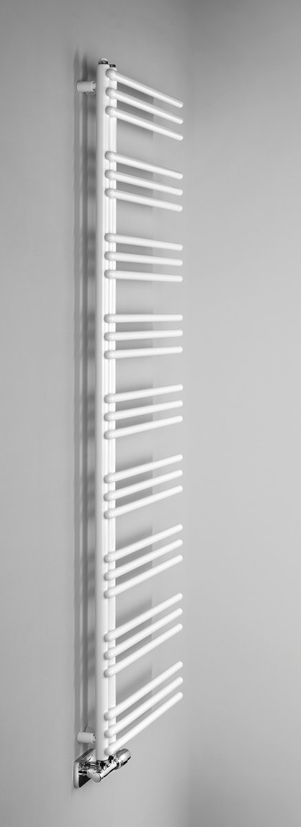 Aqualine POSEIDON otopné těleso 550x1740mm, bílá, pohled zboku