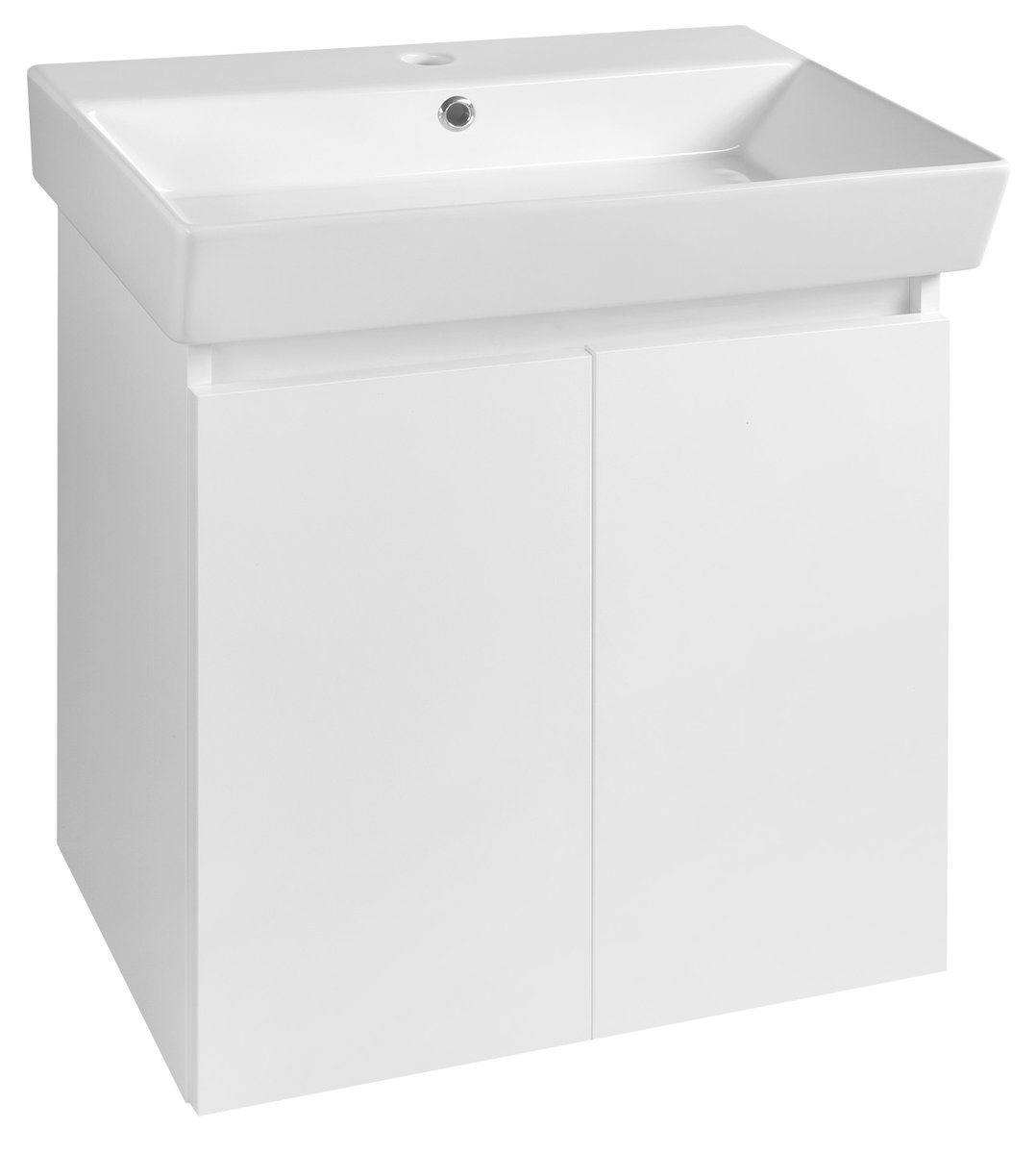 Aqualine PANEDA umyvadlová skříňka 55x55x34,2cm, bílá