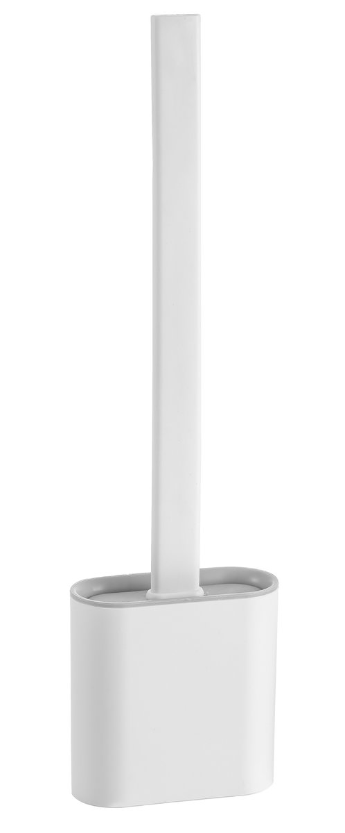 Aqualine SANA WC silikonová štětka závěsná/na postavení, bílá mat