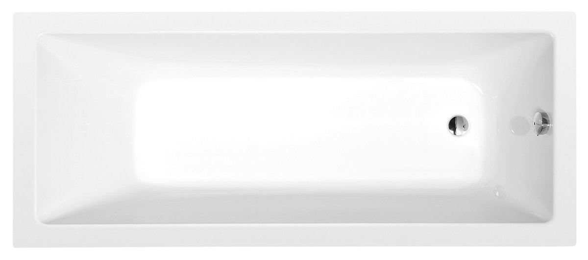 Polysan NOEMI obdélníková vana 180x80x39cm, bílá