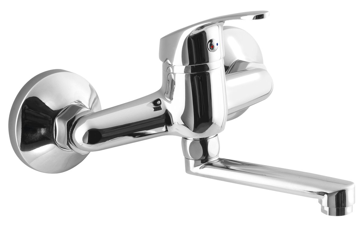 Aqualine AQUALINE 35 nástěnná baterie, ramínko ploché 120mm, chrom