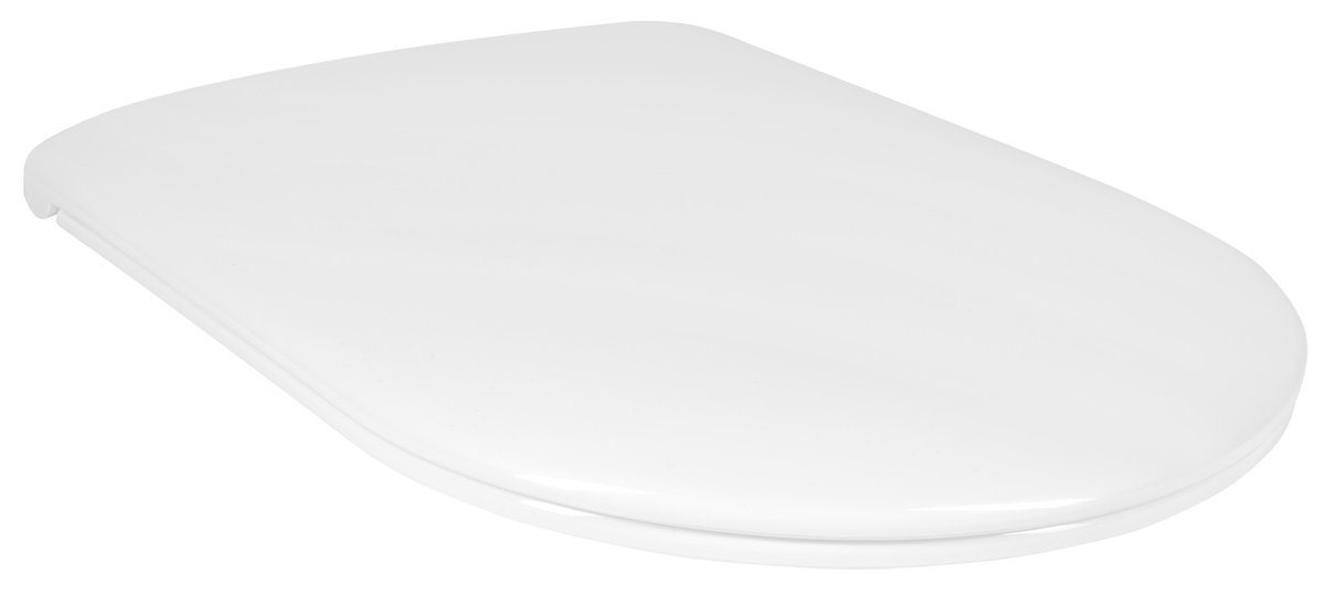 Aqualine HYGIE WC sedátko, Soft Close, bílá, pohled z úhlu