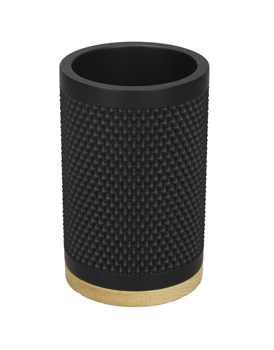 Aqualine NOIR sklenka na postavení, černá