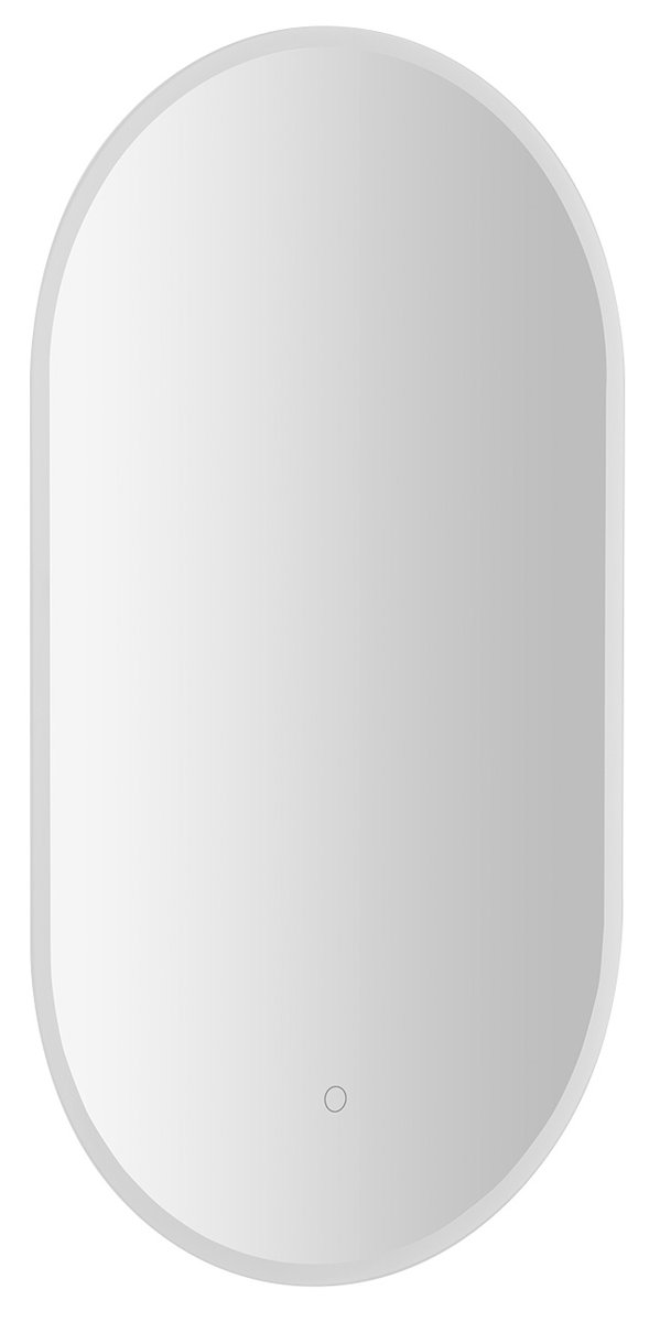 Aqualine MAGARA oválné zrcadlo s LED osvětlením 45x80cm, dotykový senzor, stmívatelné
