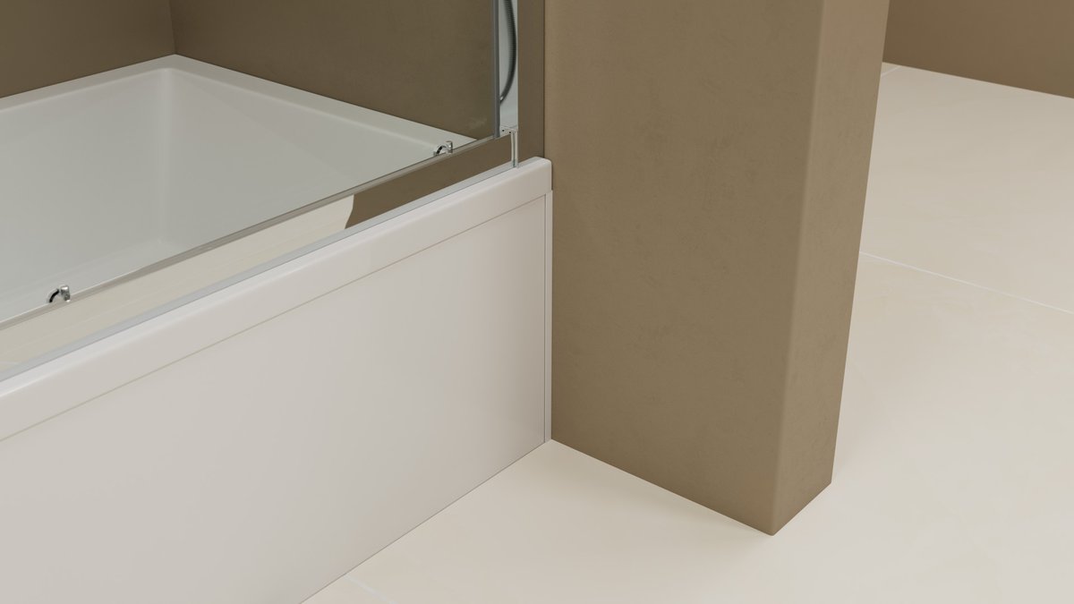 Polysan UNIVERSAL NIKA panel 130x36cm, panel vany v koupelně