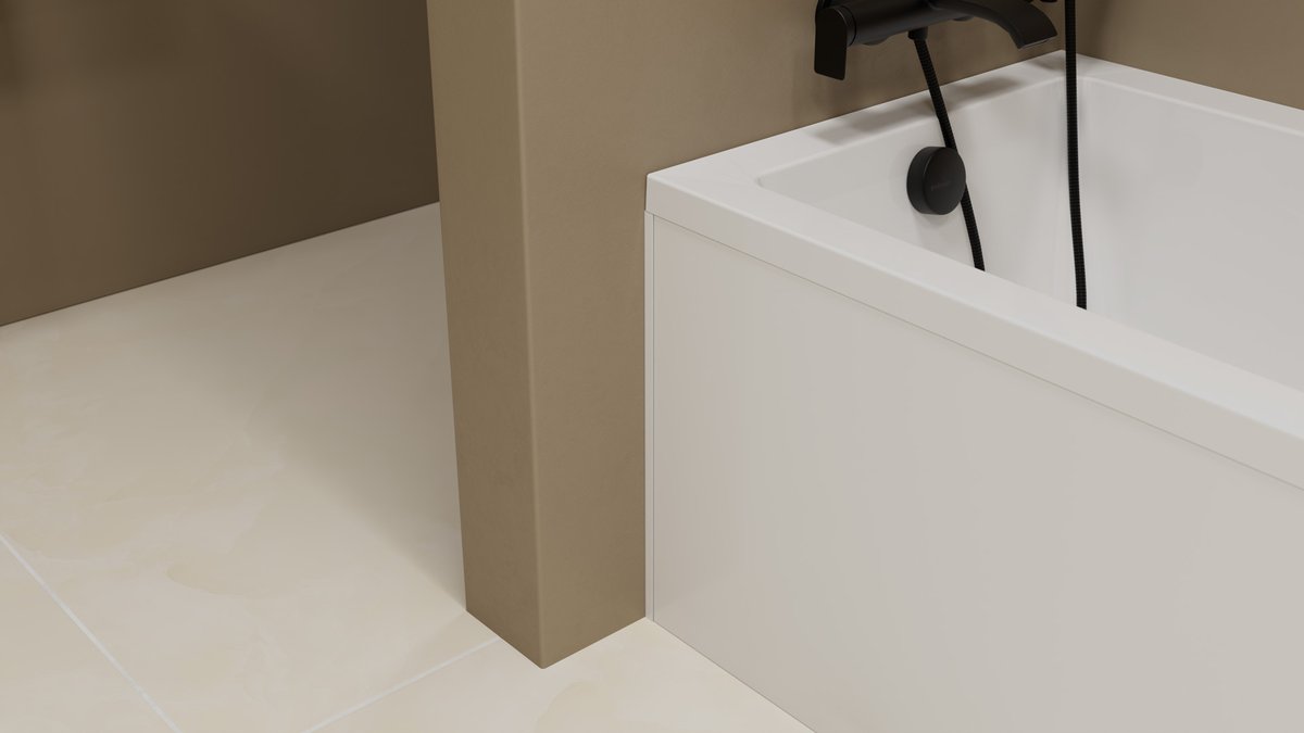 Polysan UNIVERSAL NIKA panel 140x52cm, panel vany v koupelně