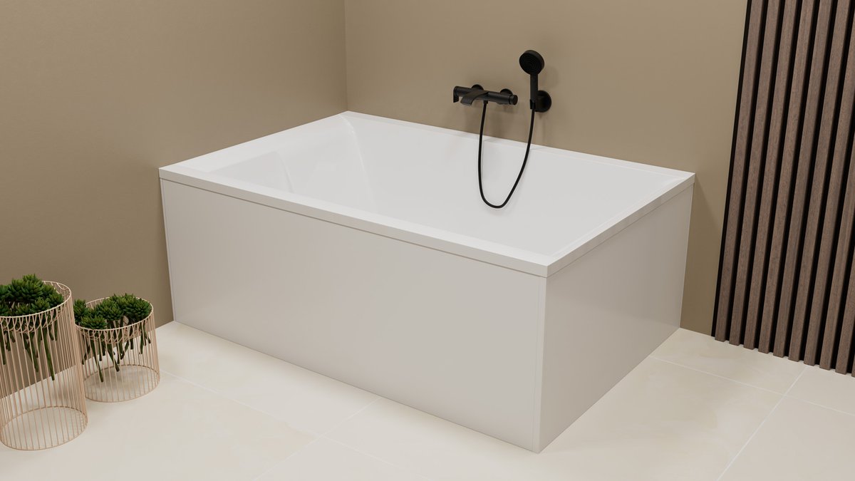 Polysan UNIVERSAL rohový panel 175x175x64cm, L/R, panel vany v koupelně