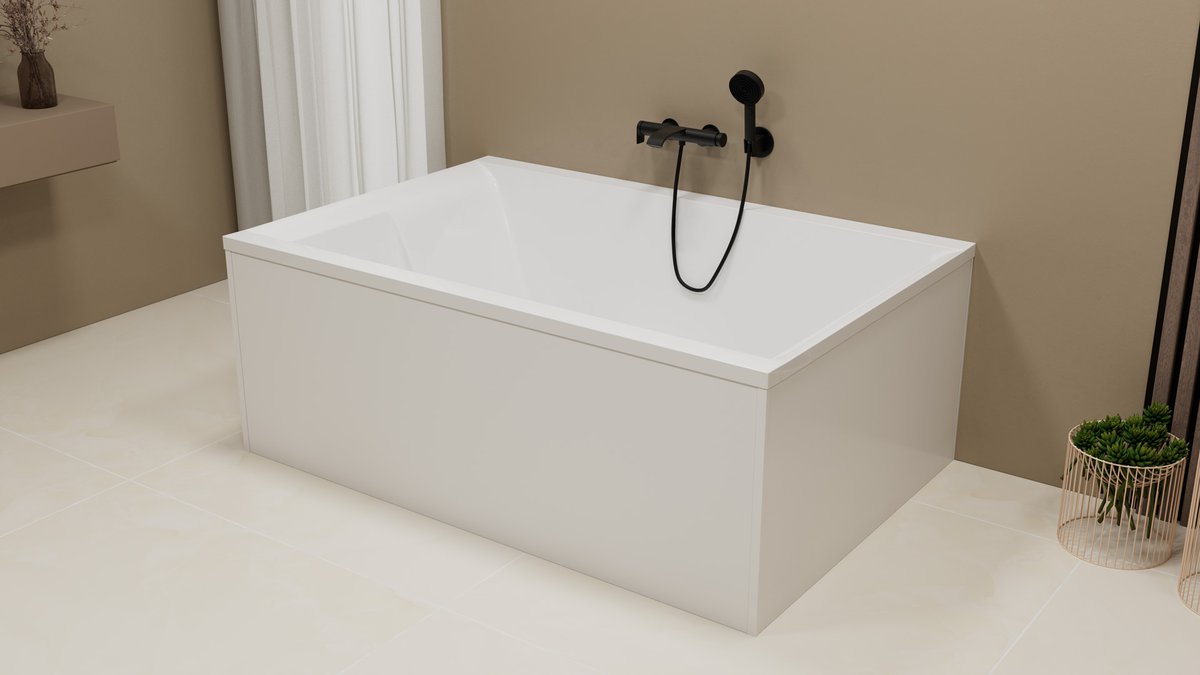 Polysan UNIVERSAL U panel 120x180x120x64cm, panel vany v koupelně