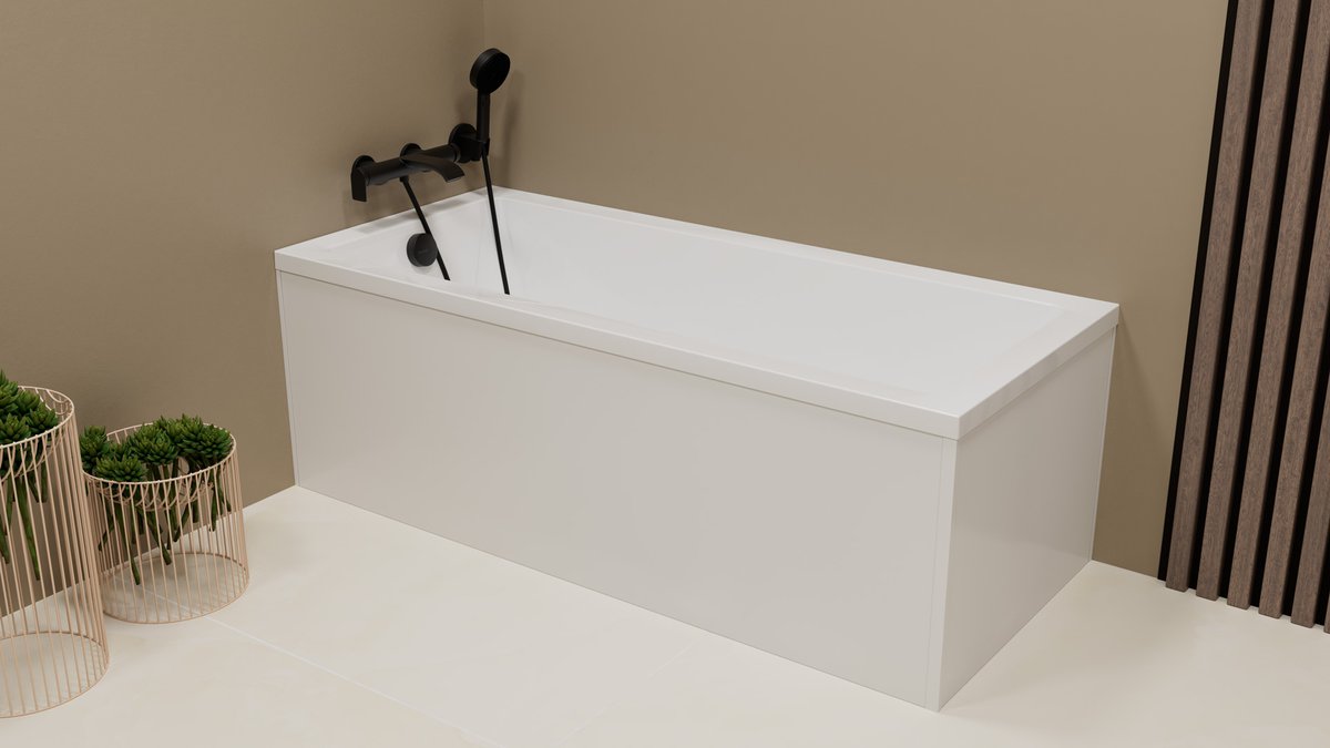 Polysan UNIVERSAL rohový panel 120x75x52cm, L/R, panel vany v koupelně