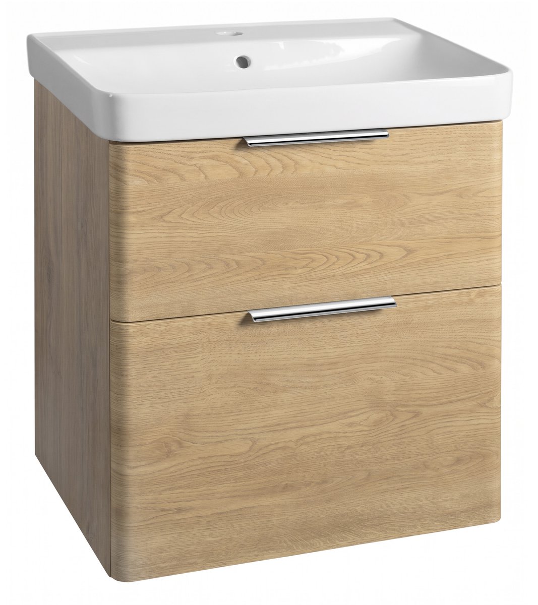 Aqualine DENEB umyvadlová skříňka 56,5x55x43,5cm, dub emporio