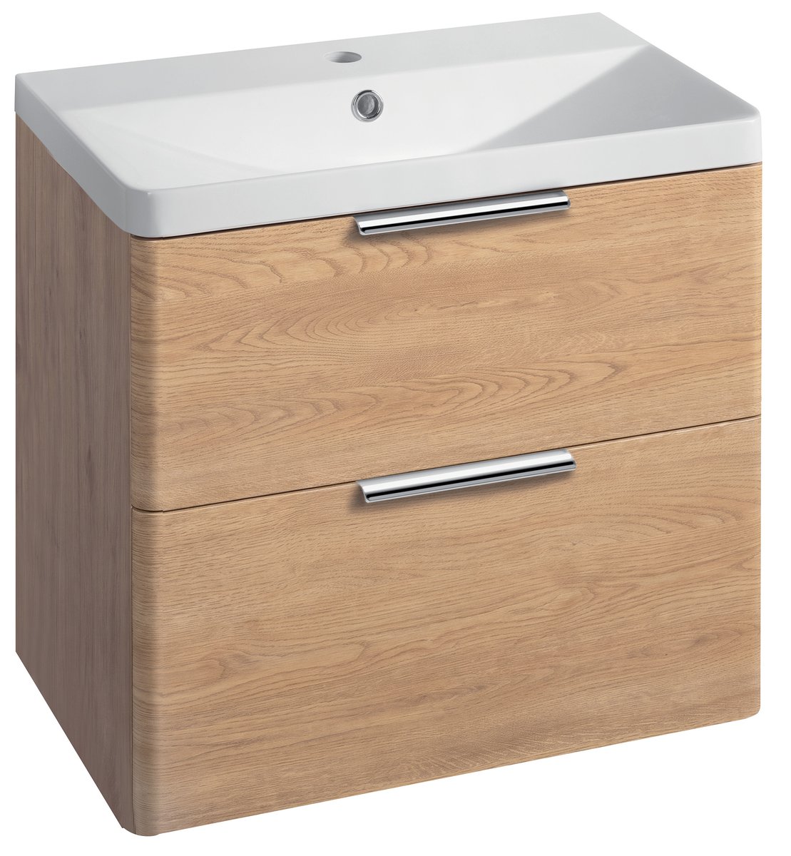 Aqualine DENEB umyvadlová skříňka 60,5x55x34,5cm, dub emporio