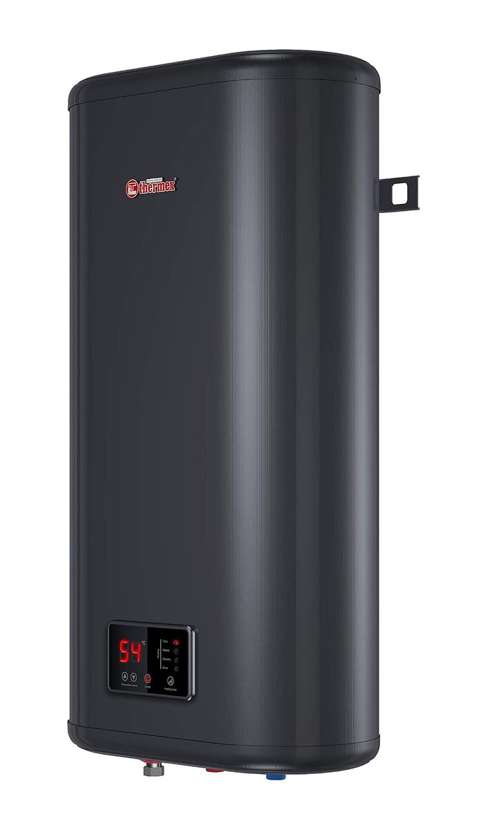 THERMEX ID SHADOW elektrický bojler, zásobník, 80 l, WIFI, vertikální, černá, pohled z boku